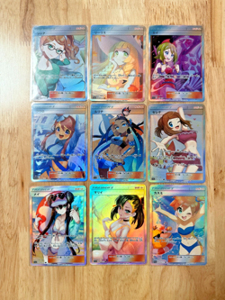Sexy Marnie Rosa Misty Trainer Card Anime Waifu Goddess Story Doujin 9 Pcs/Set - Image 1