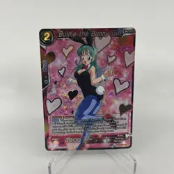 Dragon Ball Super Card Game SEALED Bulma the Bunny Girl BT10-011 Foil Super Rare - Image 1