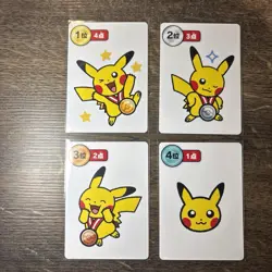 Pokemon Center Taruka Pikachu Playing Card Red, Japanese, 1ST/2ND/3RD/4TH Place - Image 1