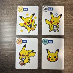 Pokemon Center Taruka Pikachu Playing Card Red, Japanese, 1ST/2ND/3RD/4TH Place - Image 3