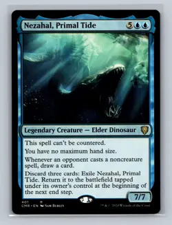 MTG Magic the Gathering Nezahal, Primal Tide (401/794) Commander Legends LP - Image 1