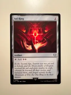 Magic MTG • Sol Ring • Comm: LOTR 284 • U • ENG • MINT - Image 1