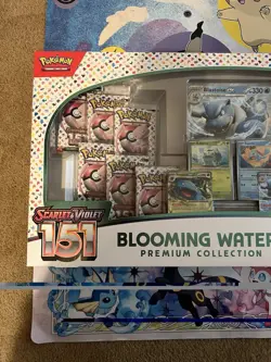 Pokemon TCG Scarlet & Violet 151 Blooming Waters Premium Collection - Image 2