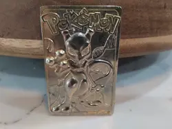 1999 Burger King Gold Plated Pokemon Trading Card Mewtwo - Image 4