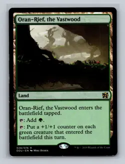 MTG Oran-Rief, the Vastwood - Duel Decks: Elves vs. Inventors #28 LP-MP - Image 1