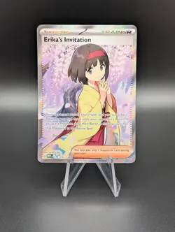 Pokemon TCG Scarlet & Violet 151 Erika's Invitation 196/165 - Image 1