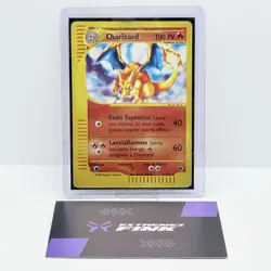CARTA POKEMON CHARIZARD REVERSE 39/165 - 2002 - EXPEDITION - ITA - PLAYED - POOR - Image 1