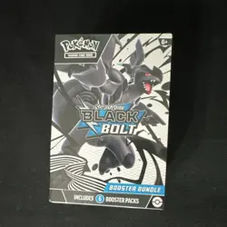 Pokemon Scarlet & Violet Black Bolt Booster Bundle 6 Packs English Zekrom - Image 1
