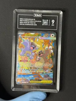 2025 Pokemon Mega Evolution Mega Kangaskhan Ex 182/132 SIR TAG 9! - Image 1