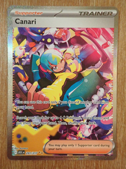 Pokemon Canari Trainer-Supporter Full Art Ultra Rare Holo 291/221 - Image 1