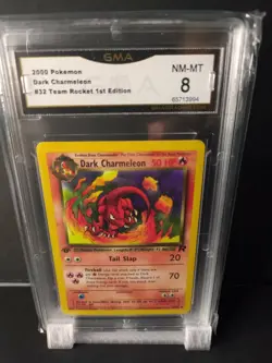 2000 Pokemon Dark Charmeleon #32 Team Rocket First Edition GMA 8 NM-MT Non Holo - Image 1