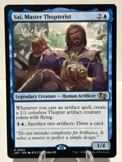 Sai, Master Thopterist (Anime) 63 R Foundations Jumpstart NM MTG - Image 1