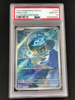 Pokemon 2023 Mantyke 189/182 PSA 10 - Image 1