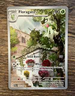 Pokemon TCG Sv02 Paldea Evolved Floragato IR 197/193 - NM - Image 1