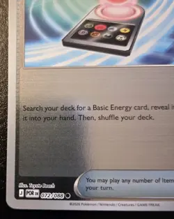 Energy Search 072/088 Reverse Holo Common Mega Evolution: Perfect Order Pokemon - Image 4