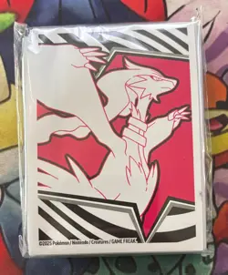 White Flare Sealed Reshiram Sleeves - 65 Sleeves - Pokemon TCG - Image 1