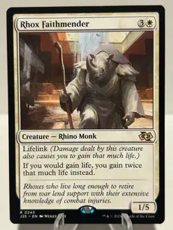 Rhox Faithmender 245 R Foundations Jumpstart NM MTG - Image 1