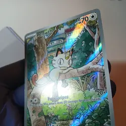 Pokemon TCG Meowth 106/094 Illustration Rare Near Mint Phantasmal Flames - Image 5