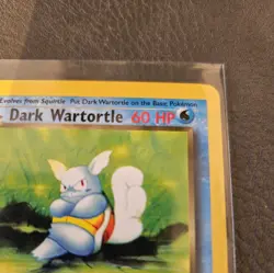 Pokemon Team Rocket 1st Edition Regular Finish Dark Wartortle 46/82 NM-MT OC429 - Image 4