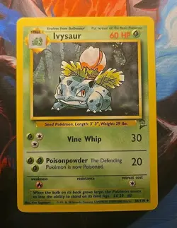 Ivysaur 44/130 Base Set 2 Common 2000 WOTC Vintage Pokemon TCG 🌟 NM-/LP+ - Image 1