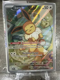 SEALED Eevee #173 FULL ART PROMO - 2025 Pokemon Prismatic Evolutions - Image 1
