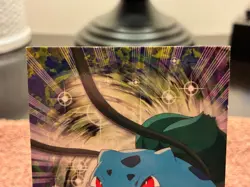 Bulbasaur #1 Non-Holo 1999 Topps Pokemon Series 1 Blue Logo 1st Printing Ex+ LP - Image 2