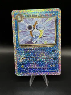 Dark Blastoise S2/S4 Legendary Collection Oversized BoxTopper Pokemon LP / NM - Image 1