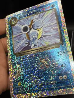 Dark Blastoise S2/S4 Legendary Collection Oversized BoxTopper Pokemon LP / NM - Image 3