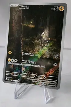 Pokemon TCG Blitzle Paradox Rift 195/182 Holo Illustration Rare Near Mint - Image 1