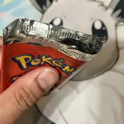 Base Set 2 Empty Booster Pack Wrapper Mewtwo Rare Vintage Pokemon Wrapper NICE - Image 3