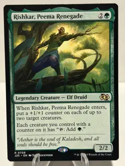 Rishkar, Peema Renegade 708 R Foundations Jumpstart NM MTG - Image 1