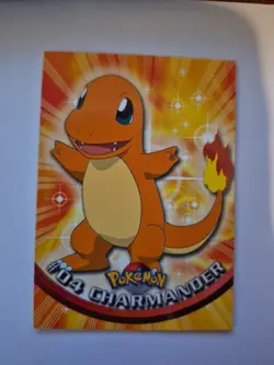 1x Charmander Pokemon Topps Black Label 1999 04 Non Holo NM x1 - Image 1