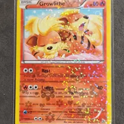 Pokemon Growlithe RC4/RC25 Holo Uncommon Legendary Treasures Radiant 2013 - Image 1