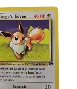 Lt. Surge's Eevee - Gym Challenge (G2) Pokemon Tcg - Image 3