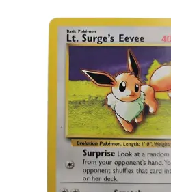 Lt. Surge's Eevee - Gym Challenge (G2) Pokemon Tcg - Image 4