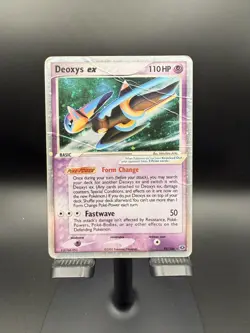 2005 Pokemon Emerald EX Deoxys EX Holo 93/106 Heavily Played / Damaged - Image 1