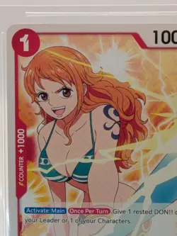 One Piece Nami ST01-007 Pre-Errata Starter Deck 1: Straw Hat Crew Regular BGS 10 - Image 2