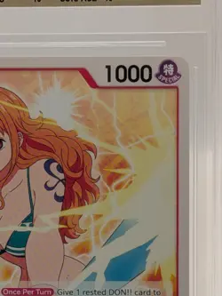 One Piece Nami ST01-007 Pre-Errata Starter Deck 1: Straw Hat Crew Regular BGS 10 - Image 3