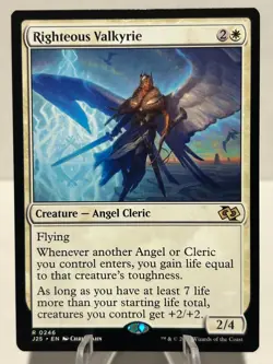 Righteous Valkyrie 246 R Foundations Jumpstart NM MTG - Image 1