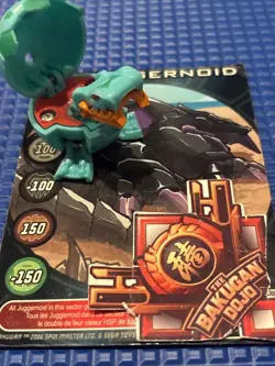 Bakugan Battle Brawlers Ventus 🍃 Juggernoid 400G B1 w/ HSP Command Card BA096 - Image 1