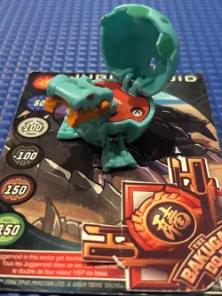 Bakugan Battle Brawlers Ventus 🍃 Juggernoid 400G B1 w/ HSP Command Card BA096 - Image 2