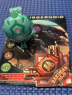 Bakugan Battle Brawlers Ventus 🍃 Juggernoid 400G B1 w/ HSP Command Card BA096 - Image 3