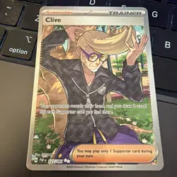 Pokemon TCG Clive Scarlet & Violet Paldean Fates Holo Ultra Rare Card 227/091 - Image 1