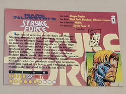 Promo Card Marc Silvestri's Strike Force #9 Holofoil (1993 Wizard Magazine) - Image 2