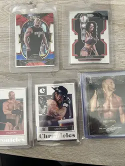 Wrestling And Pokemon Card Lot - 19 Cards - Image 1