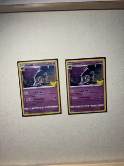 Pokemon Lunala Celebrations Promo 2 Cards Psychic Type Nintendo 17/25 English - Image 2