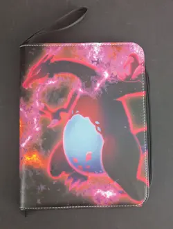 Charizard Binder for Pokemon Cards Holds 400 Cards w/ 50 Removable Pages - Image 1