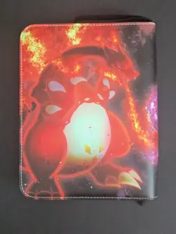Charizard Binder for Pokemon Cards Holds 400 Cards w/ 50 Removable Pages - Image 2