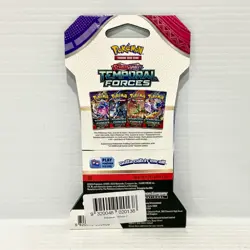 1x Temporal Forces - Scarlet & Violet Sealed Pokemon Card Sleeved Booster Pack - Image 2