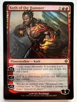 Koth of the Hammer - FOIL - MTG Duel Decks: Venser vs. Koth - NM Mythic - Image 1